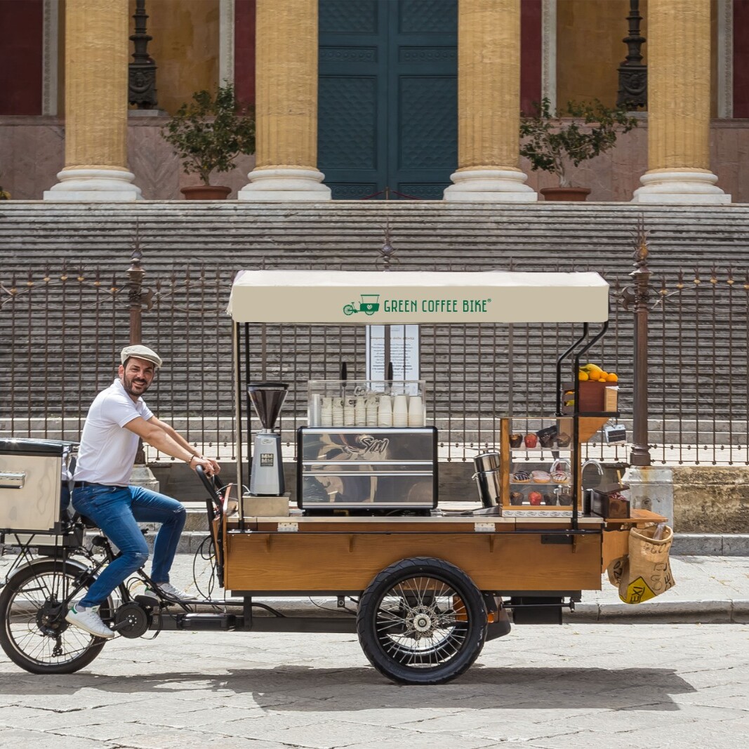 Morettino Green Coffee Bike